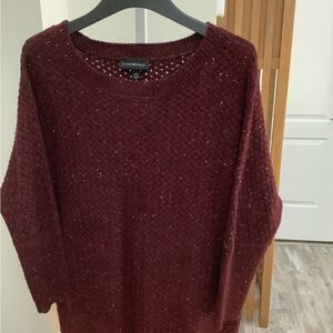 Lane Bryant Women's Burgundy Sweater